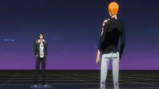 Ichigo contre Ginjô dans l'espace du jeu !