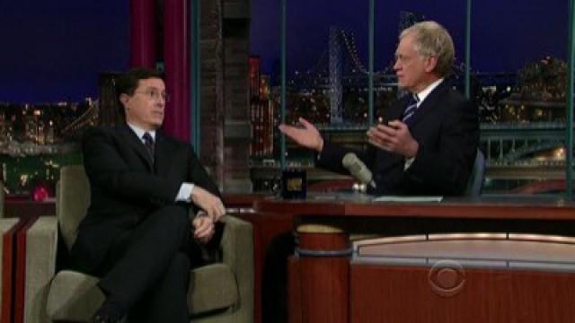 Stephen Colbert, Kristen Stewart, Super Diamond