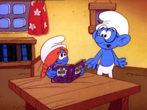 Bookworm Smurf