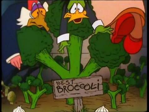 Duck and the Broccoli Stalk