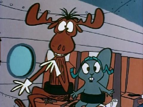 Rocky & Bullwinkle - Jet Fuel Formula (12) - Ace Is Wild or The Flying Casket