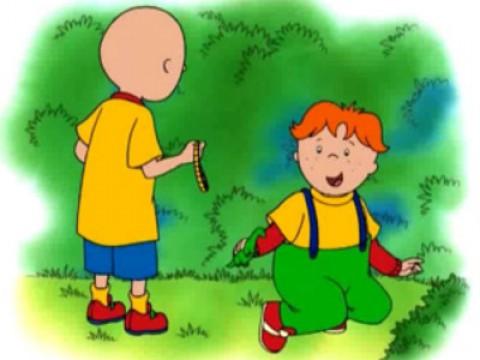 Caillou y Gilbert