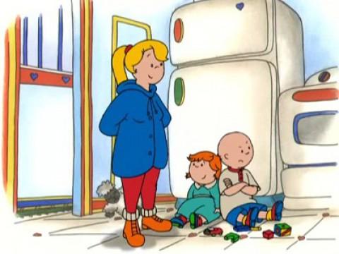 La nueva canguro de Caillou