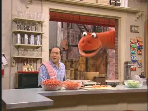 Herb, the Dinosaur, Comes to Sesame Street