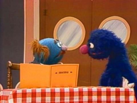 Big Bird Gets a Postcard from Snuffy