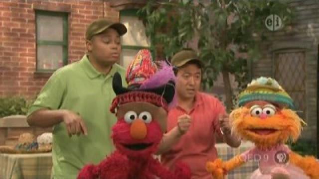 Elmo and Zoe's Hat Contest