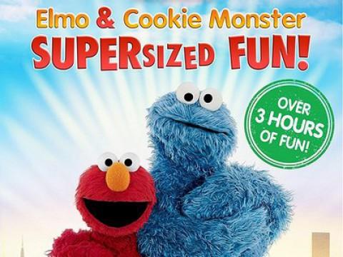 Elmo and Cookie Monster Supersized Fun