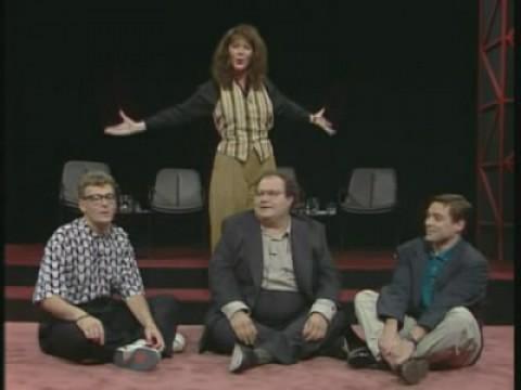 Greg Proops, Josie Lawrence, Paul Rider, Mike McShane