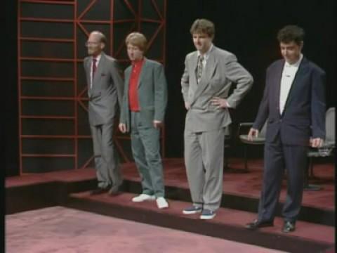 Ron West, Jimmy Mulville, Paul Merton, John Sessions