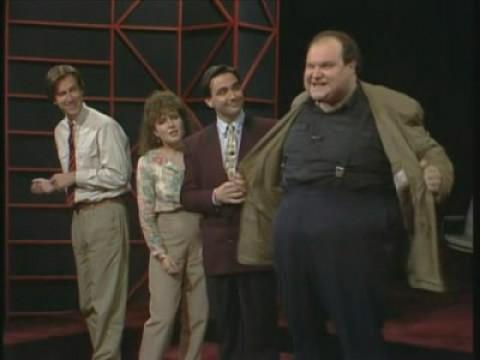 Lee Simpson, Jan Ravens, Tony Slattery, Mike McShane