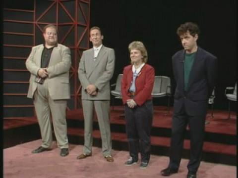 Mike McShane, Chris Langham, Sandi Toksvig, John Sessions