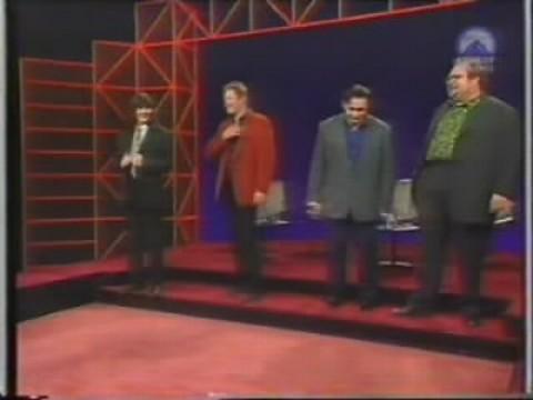 Josie Lawrence, Rory Bremner, Tony Slattery, Mike McShane