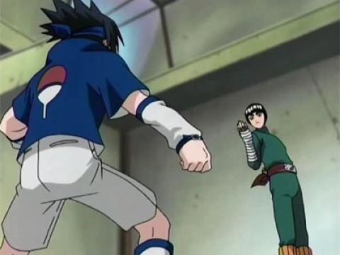 Reto Chūnin: ¡Rock Lee vs. Sasuke!