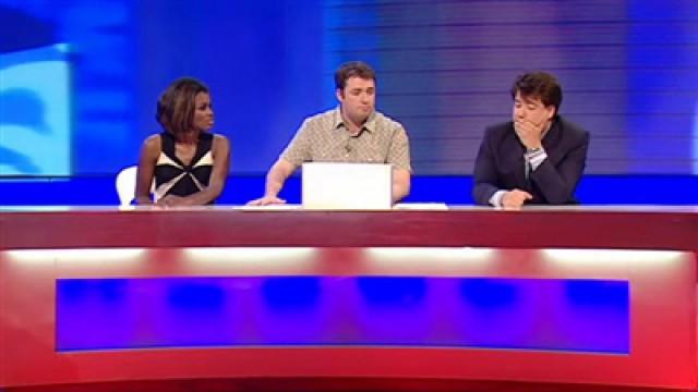 David Baddiel, Michael McIntyre, Chris Moyles, June Sarpong.