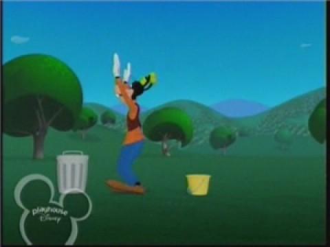 Goofy se entrena