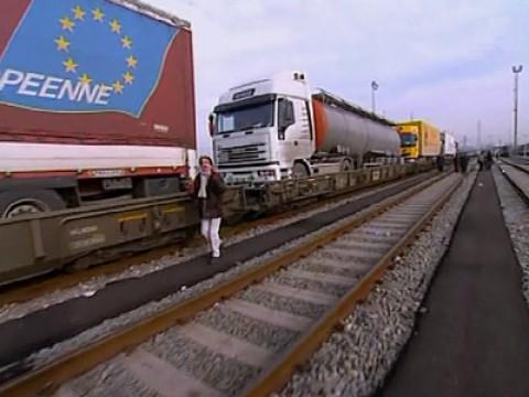 Quand les camions prennent le train : le ferroutage