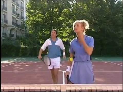 Au tennis avec Jeannette et Roger