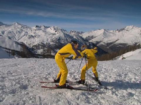 Au ski avec Jeannette