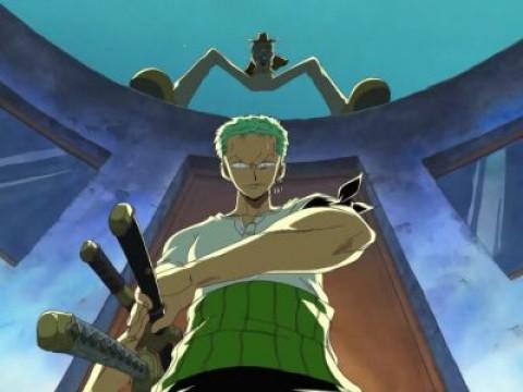 Explosion! The Three Swords Style! Zoro Vs. Baroque Works!