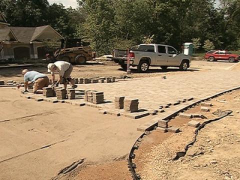 Exterior Harmony: Driveway and Walkway