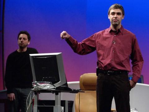 Sergey Brin and Larry Page on Google