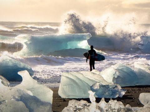 Chris Burkard: The joy of surfing in ice-cold water