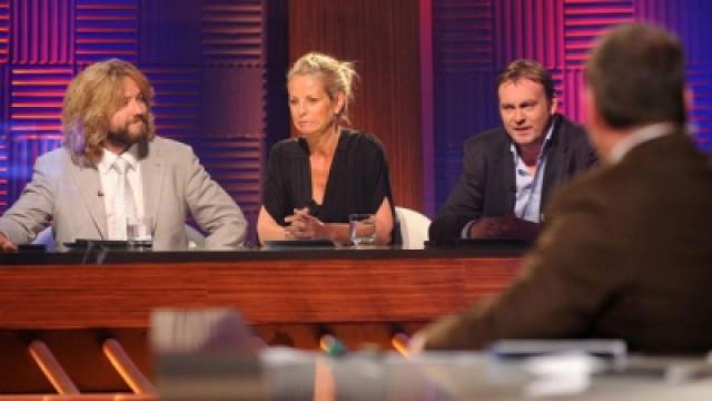 Jimmy Carr, Philip Glenister, Ulrika Jonsson, Justin Lee Collins