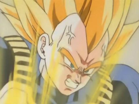 Plus fort qu'un Super Saïyen ! L'intrépide Vegeta attaque Cell