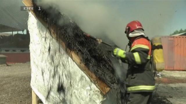 Brandsikring af stråtag