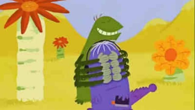 Un Monstre Avec Plein de Bras Qui Fait une Blague à un Monstre avec Plein de z'Yeux