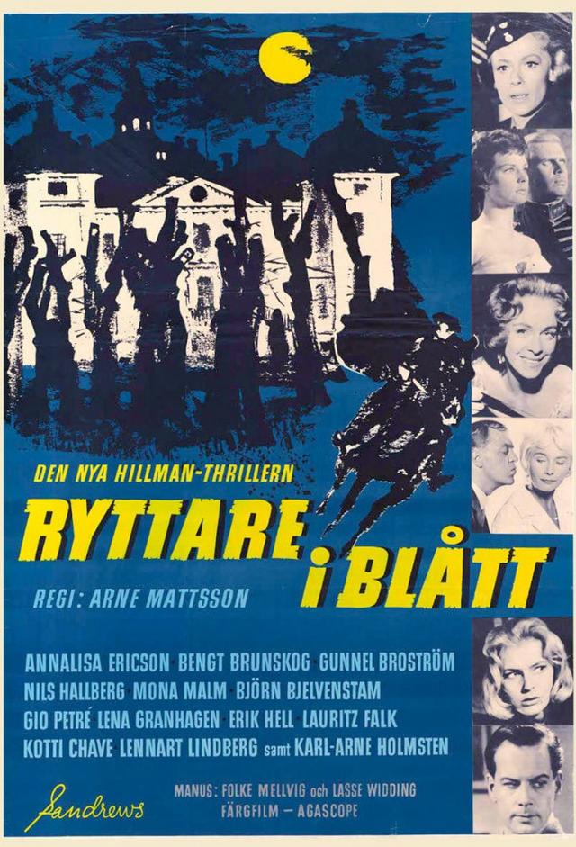 Ryttare i blått