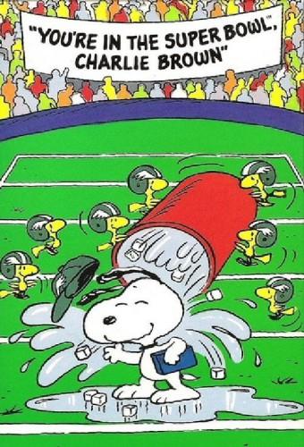 You're in the Super Bowl, Charlie Brown