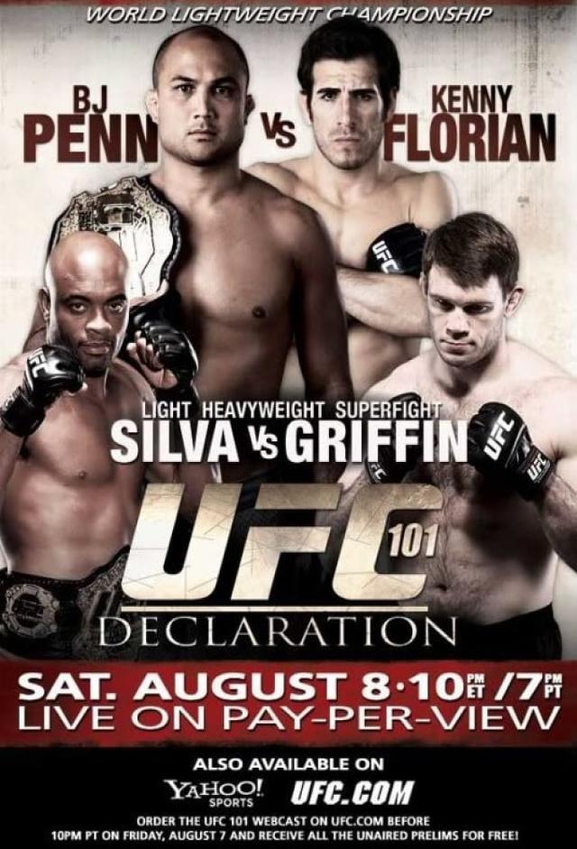 UFC 101: Declaration