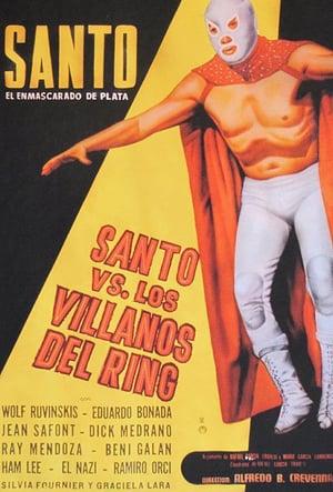 Santo el enmascarado de plata vs los villanos del ring