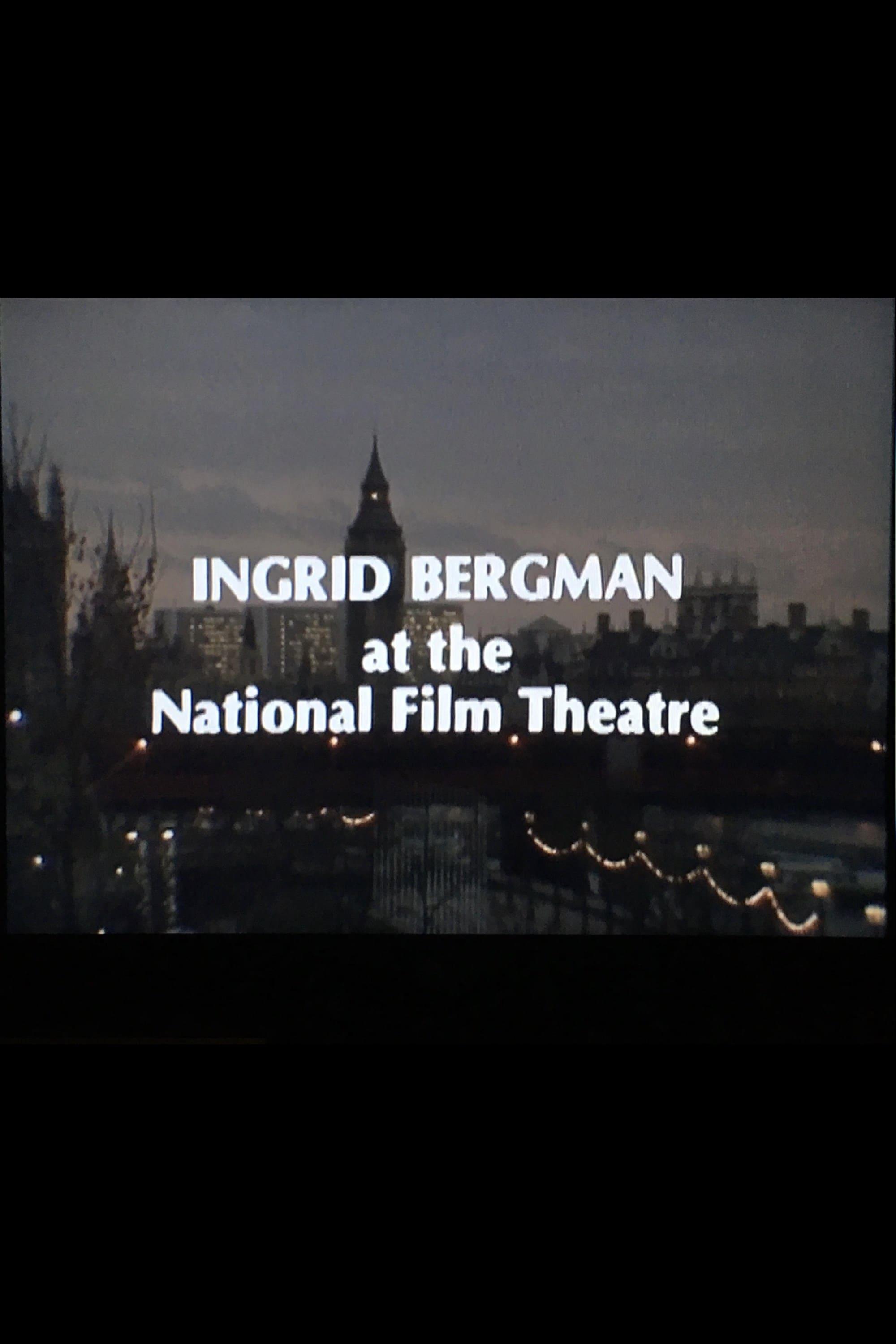 Ingrid Bergman at the National Film Theatre