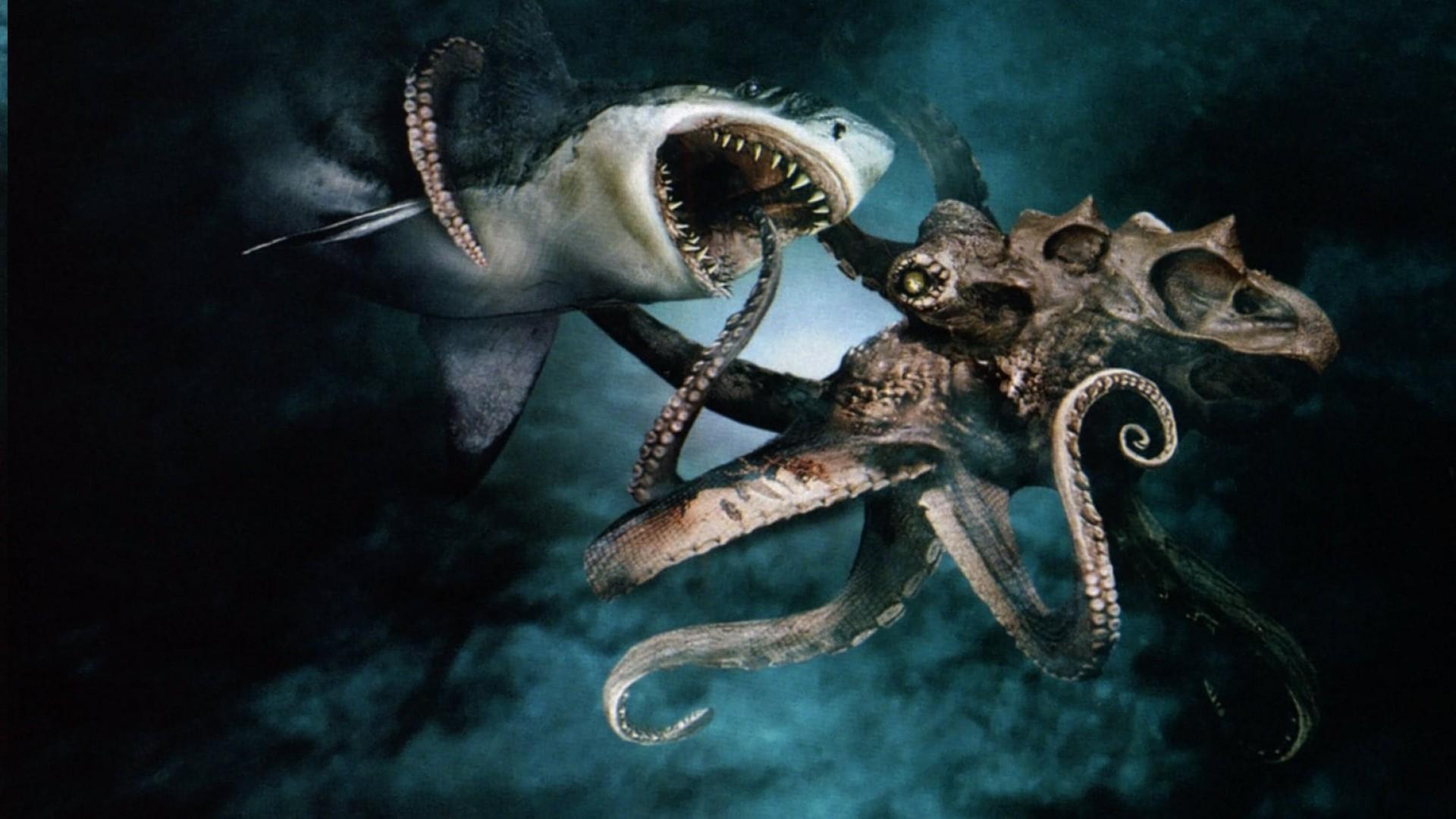 Mega Shark vs. Giant Octopus