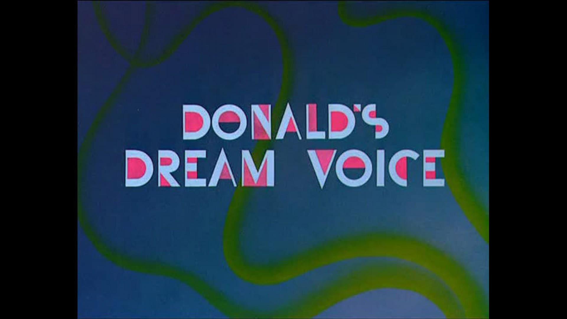 Donald's Dream Voice