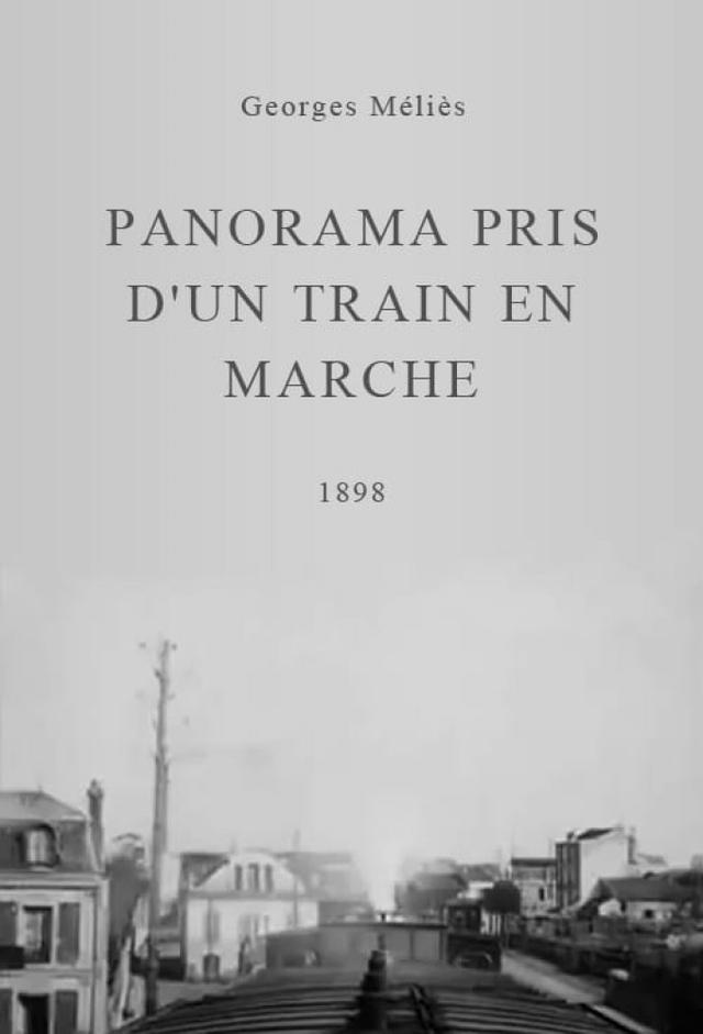 Panorama pris d'un train en marche