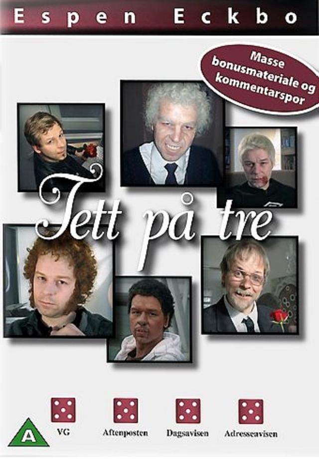 Tett på tre
