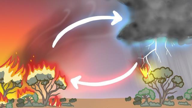 How Wildfires Generate "Never-Ending" Storms