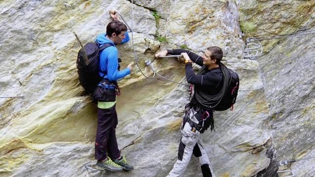 Alex Honnold in the Swiss Alps