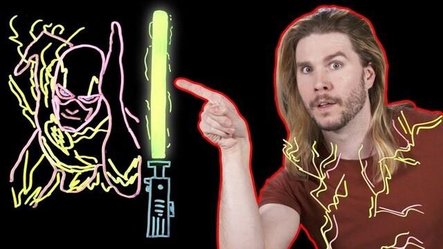 Can the Flash Touch a Lightsaber?