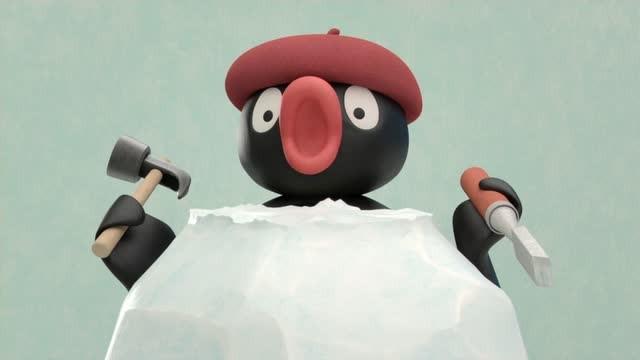 Pingu the Living Statue