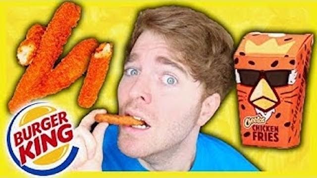 TASTING BURGER KING'S CHEETOS CHICKEN FRIES