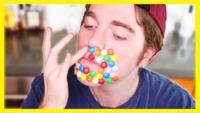 A FACE FULL OF CANDY