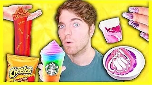 TRYING DUMB DIYS! - HOT CHEETO SLIME, WATERMARBLE, & RAINBOW FRAPPUCCINO