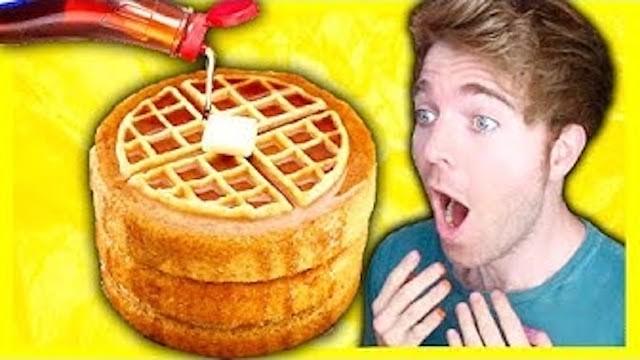 GIANT WAFFLE CAKE