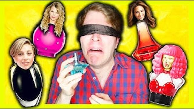 TRYING WEIRD CELEBRITY PERFUMES!