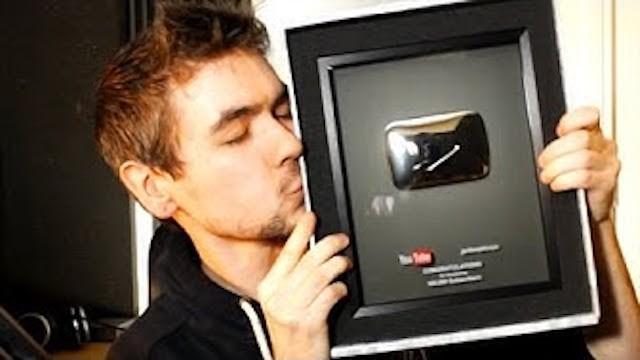 100,000 Subscribers Silver Play Button - The Best Year of My Life