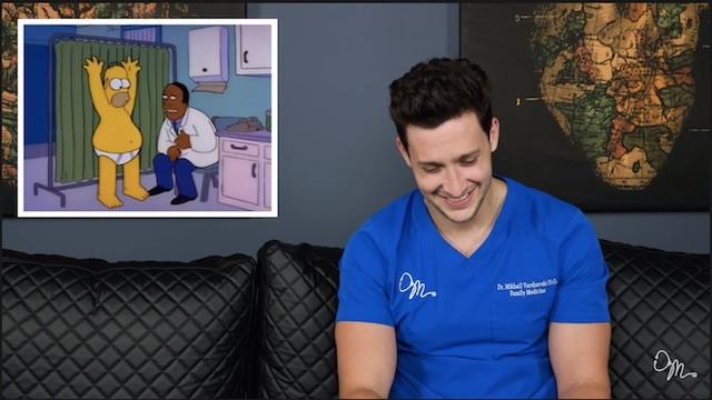 Doctor Reacts To Simpsons Medical Scenes